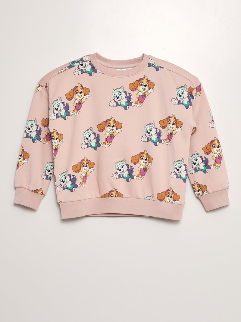 Sudadera de chándal 'La Patrulla Canina' ROSA - Kiabi