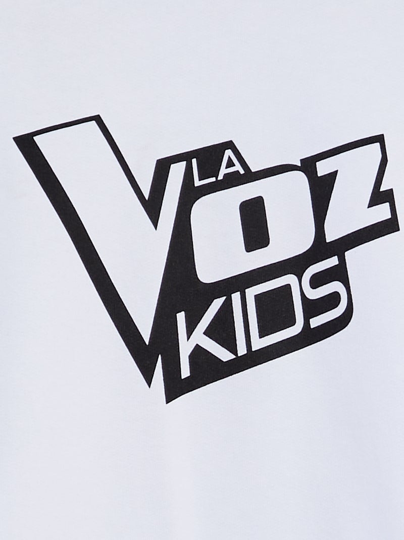 Sudadera de chándal 'La Voz Kids' BLANCO - Kiabi