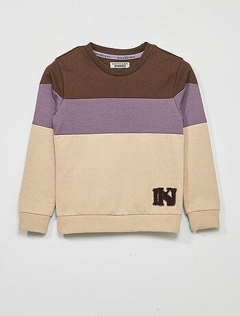 Sudadera de chándal ligera colorblock - Kiabi
