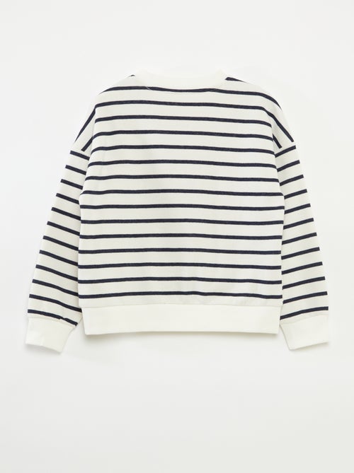 Sudadera de chándal ligera de rayas - So Easy - Kiabi