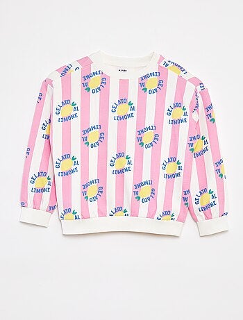 Sudadera de chándal ligera estampada