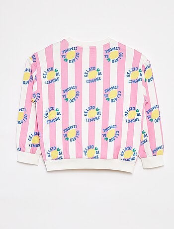 Sudadera de chándal ligera estampada