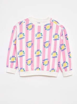 Sudadera de chándal ligera estampada