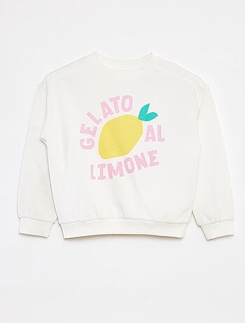 Sudadera de chándal ligera estampada
