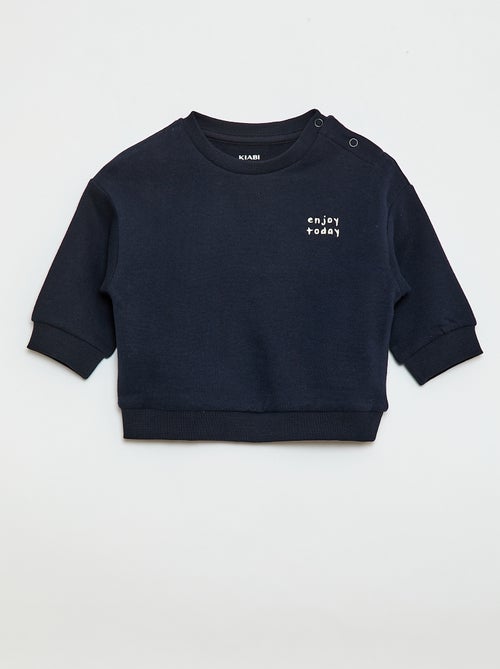 Sudadera de chándal lisa - Kiabi