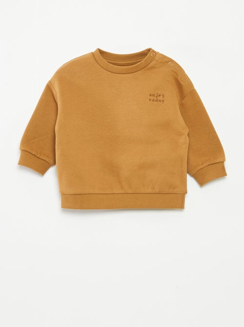 Sudadera de chándal lisa - Kiabi