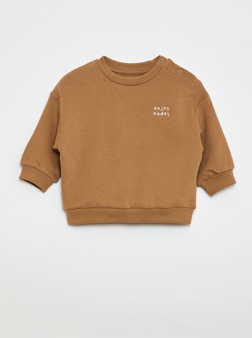 Sudadera de chándal lisa - Kiabi