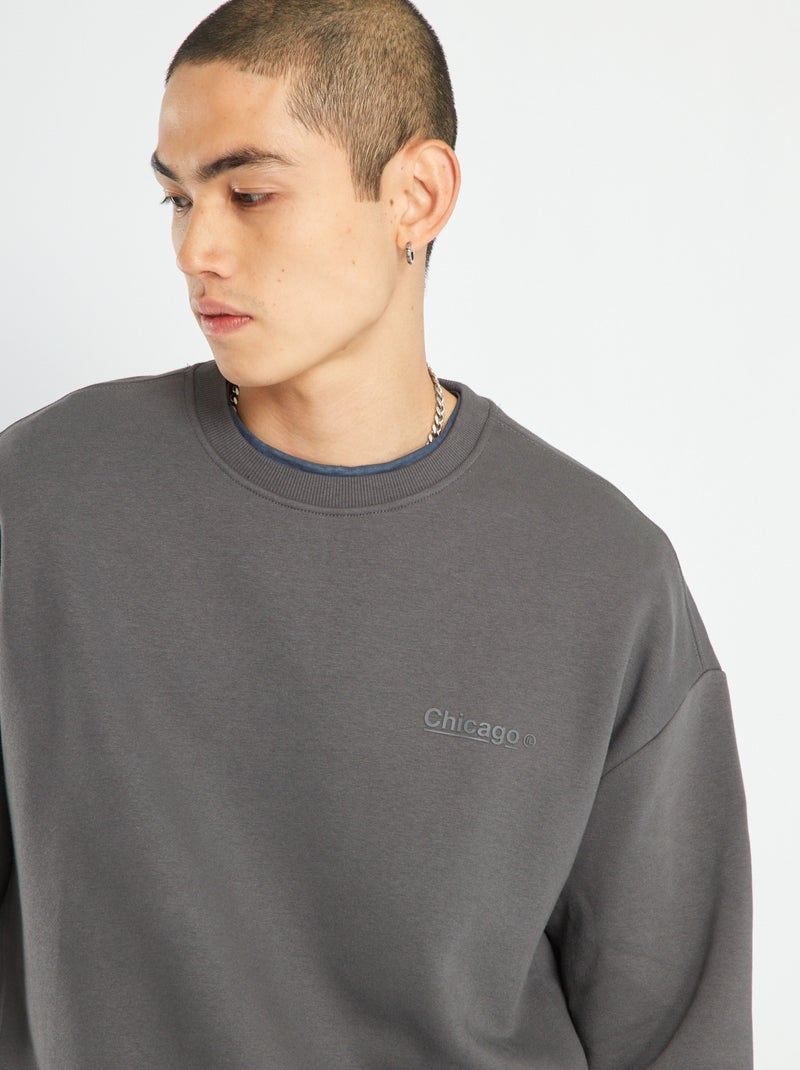 Sudadera de chándal lisa BLANCO - Kiabi