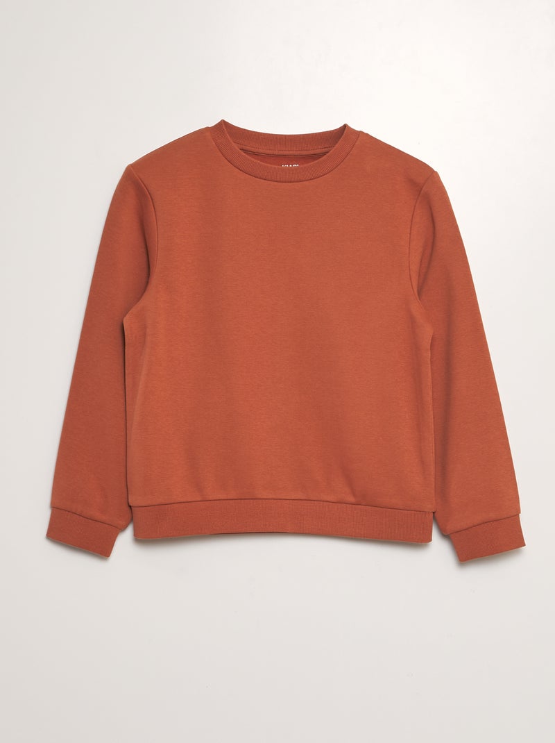 Sudadera de chándal lisa NARANJA - Kiabi