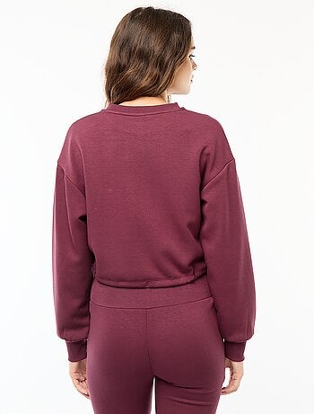 Sudadera de chándal lisa suave y cálida