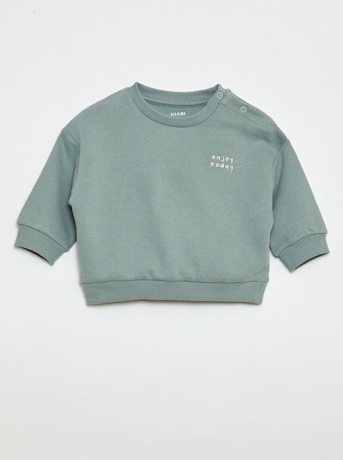 Sudadera de chándal lisa - Kiabi