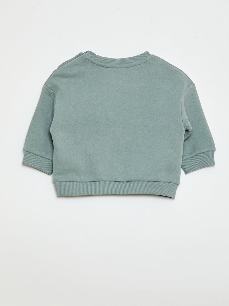 Sudadera de chándal lisa Verde - Kiabi