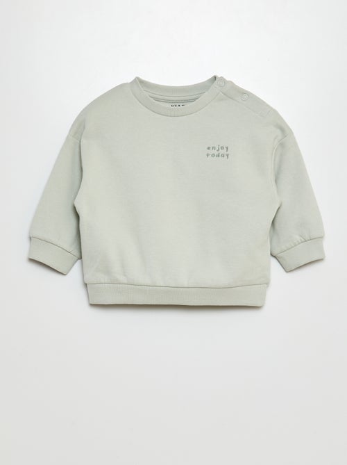 Sudadera de chándal lisa - Kiabi