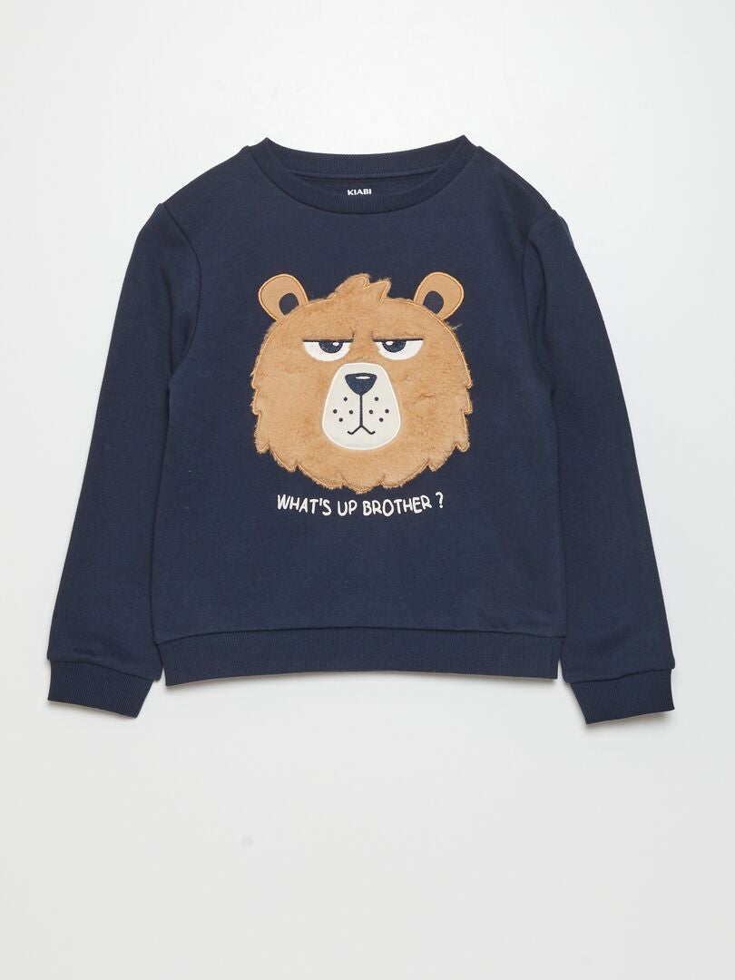 Sudadera de chándal lúdica Marino - Kiabi