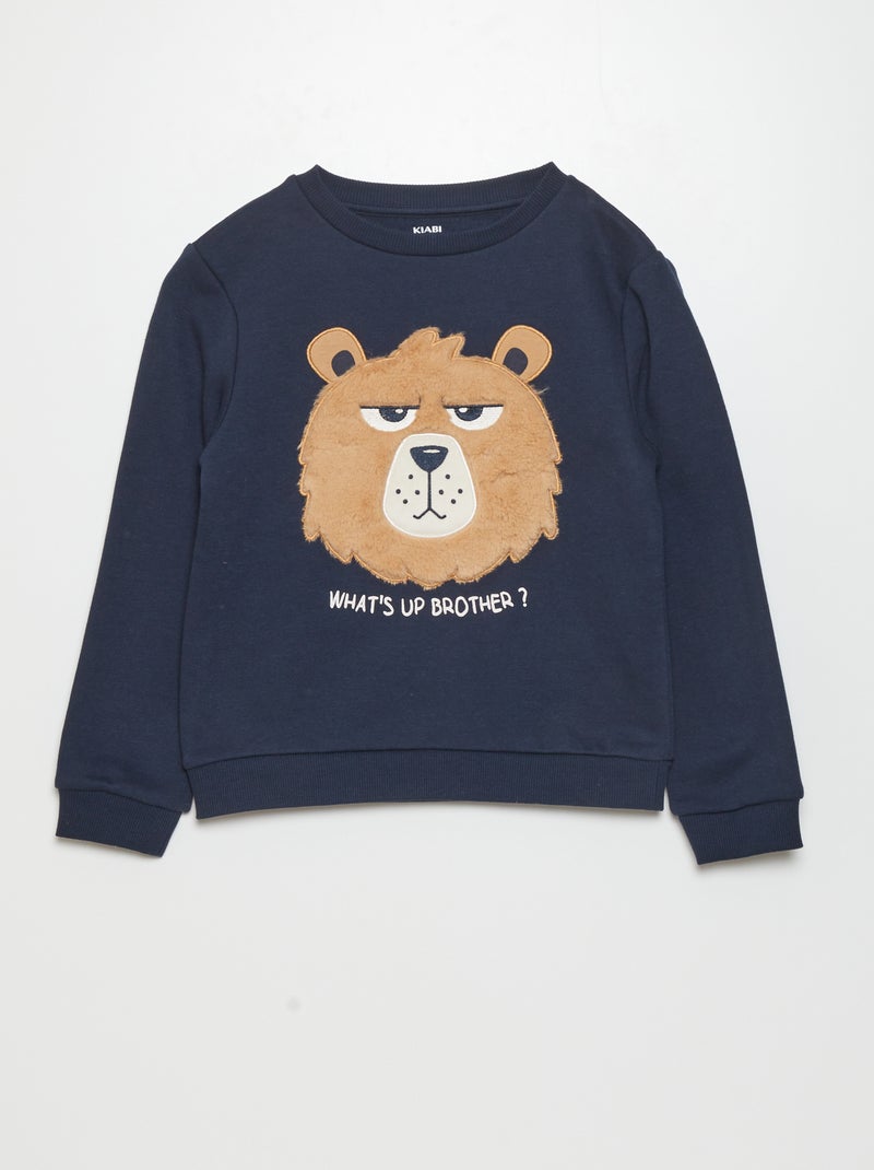 Sudadera de chándal lúdica Marino - Kiabi