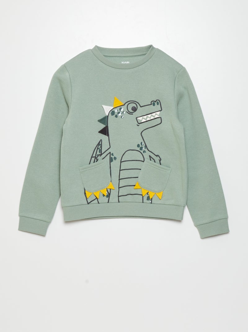 Sudadera de chándal lúdica Verde - Kiabi