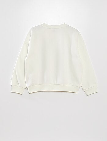 Sudadera blanca online niña