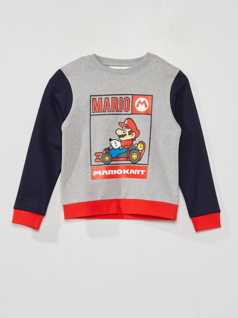 Sudadera de chándal 'Mario' gris/marino - Kiabi