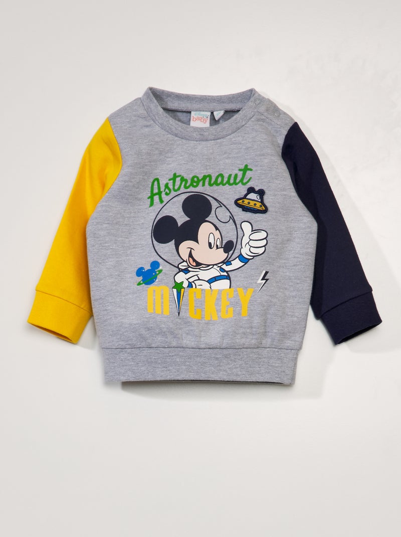 Sudadera de chándal 'Mickey' 'Astronauta' 'Disney' GRIS - Kiabi