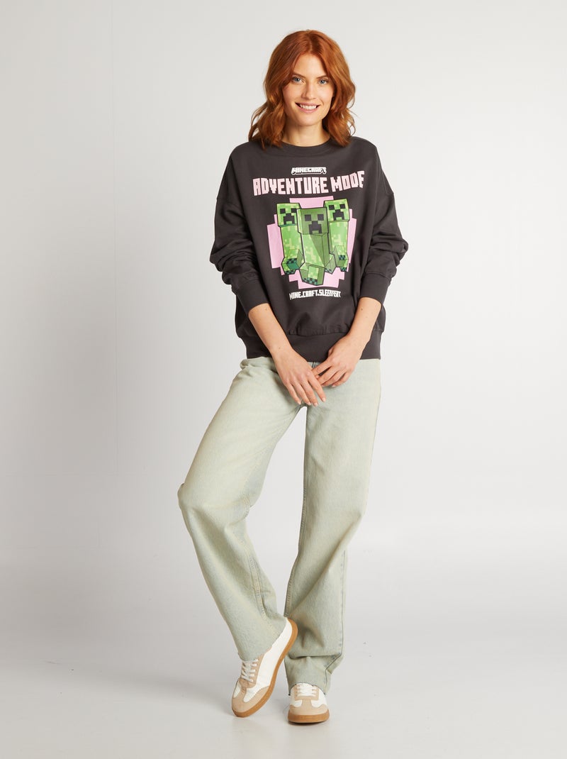 Sudadera de chándal 'Minecraft' NEGRO - Kiabi