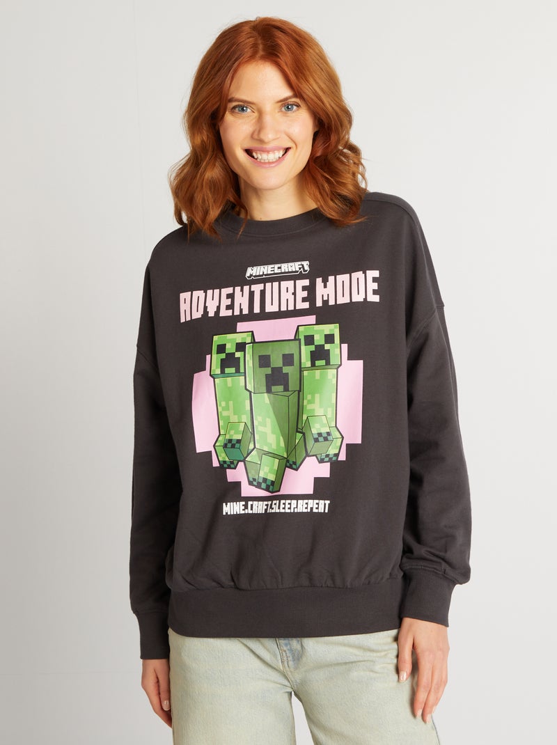 Sudadera de chándal 'Minecraft' NEGRO - Kiabi