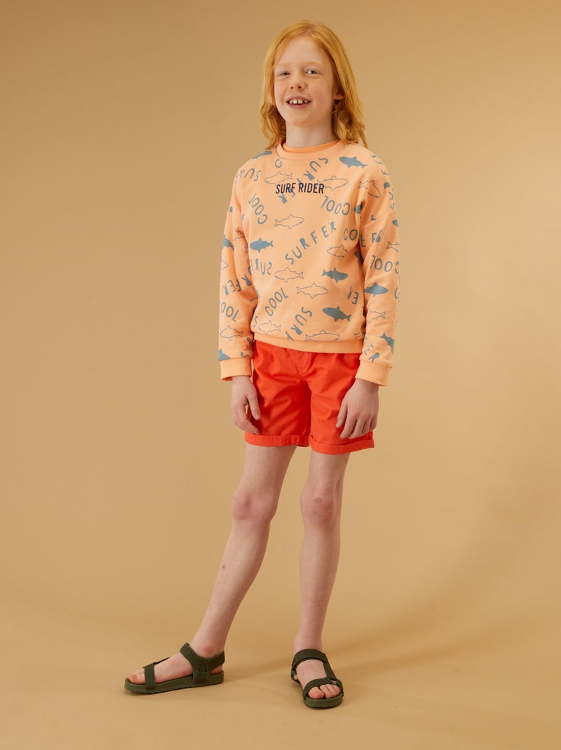 Sudadera de chándal NARANJA - Kiabi