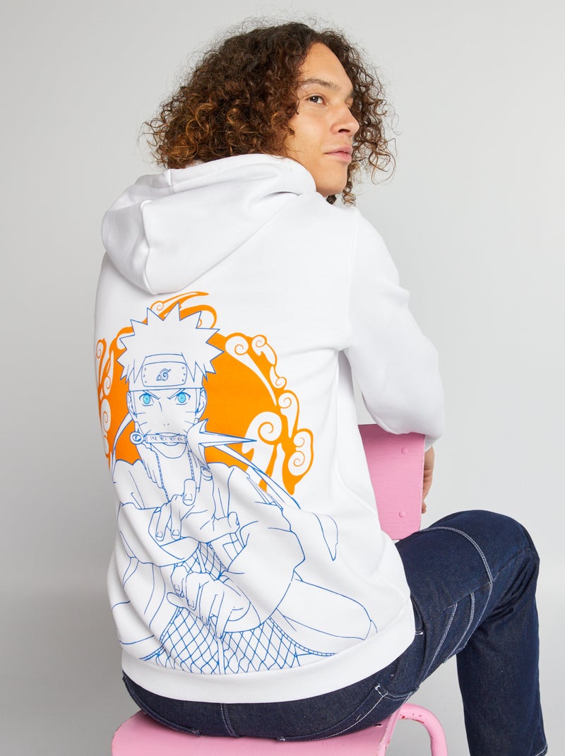Sudadera de chándal 'Naruto' BLANCO - Kiabi