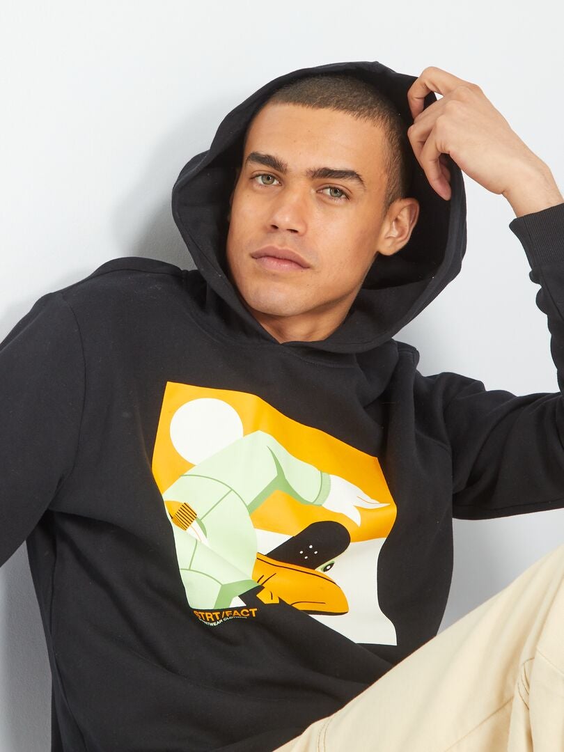Sudadera de chándal NEGRO - Kiabi