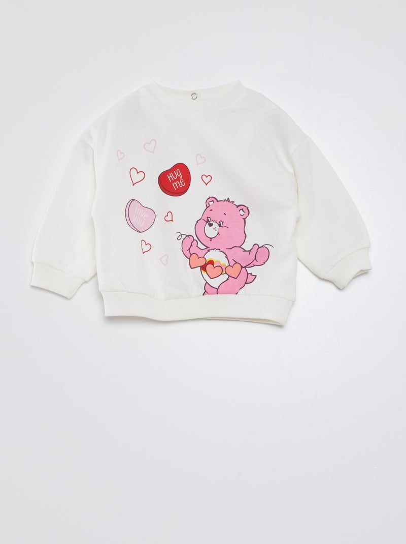 Sudadera de chándal 'Osos amorosos' BLANCO - Kiabi