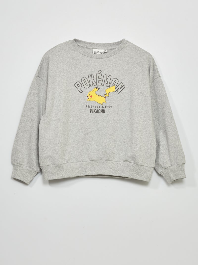 Sudadera de chándal 'Pikachu' GRIS - Kiabi