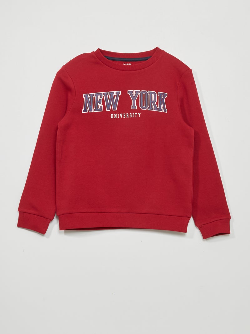 Sudadera de chándal ROJO - Kiabi