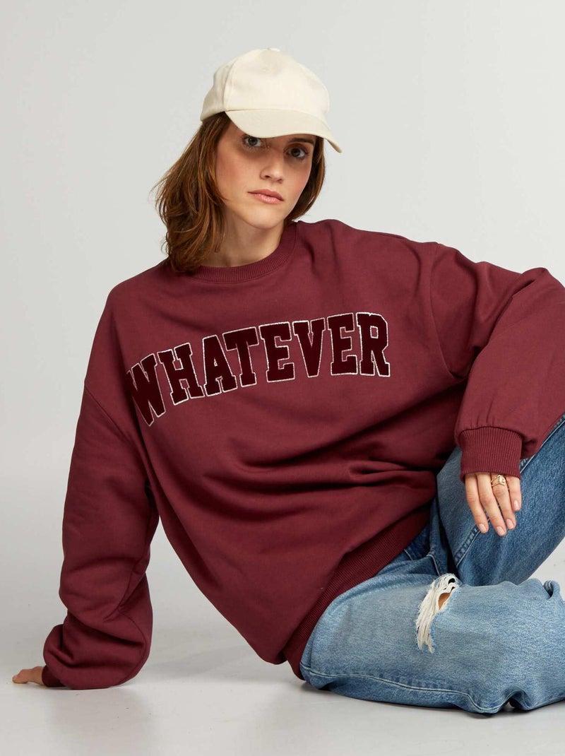 Sudadera de chándal ROJO - Kiabi