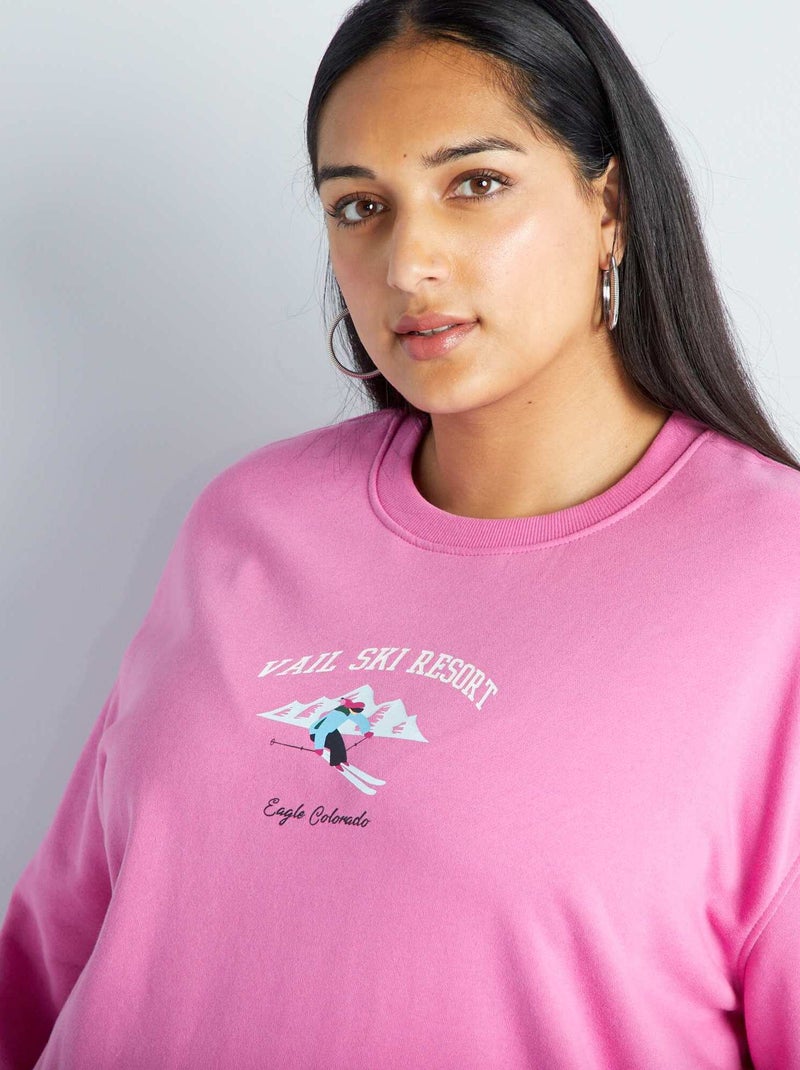 Sudadera de chándal ROSA - Kiabi