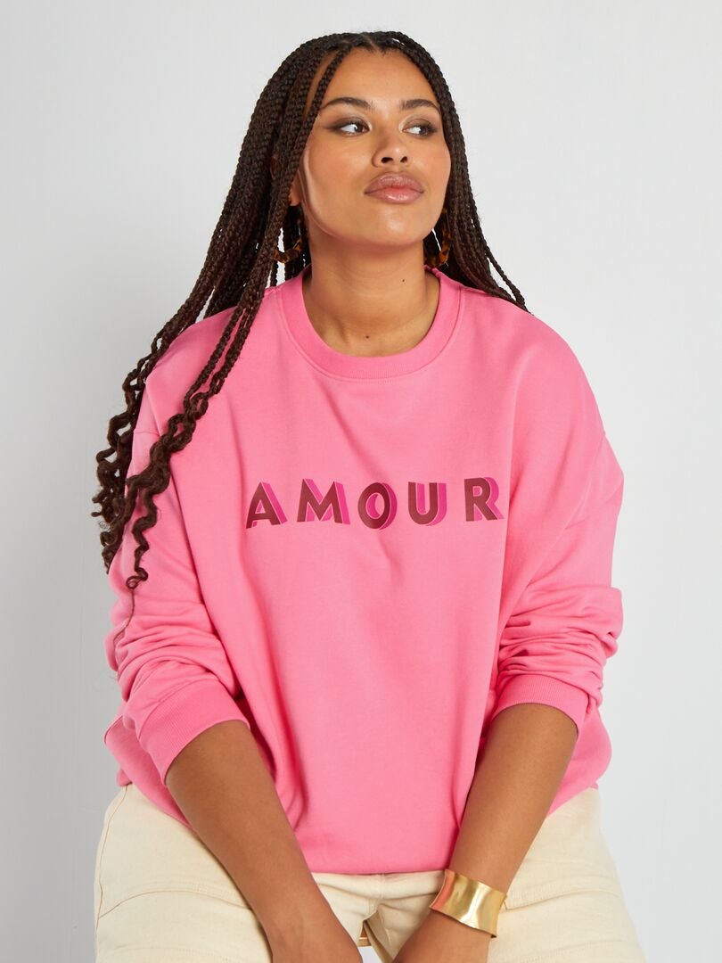 Sudadera de chándal ROSA - Kiabi