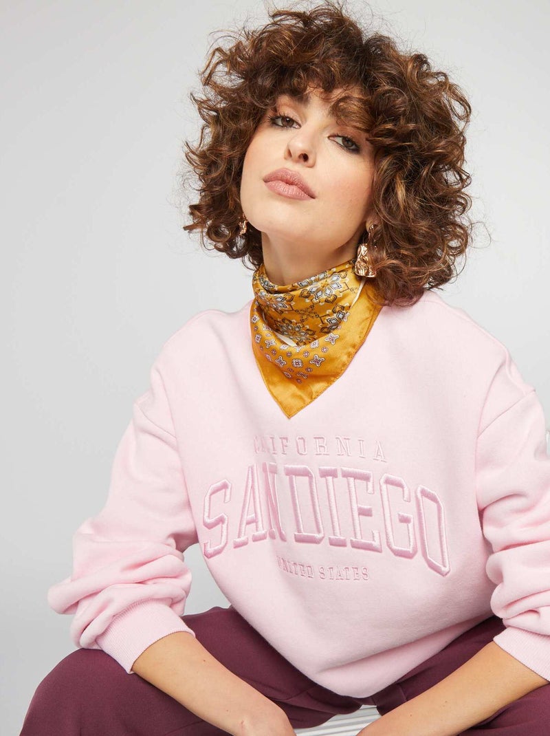 Sudadera de chándal ROSA - Kiabi