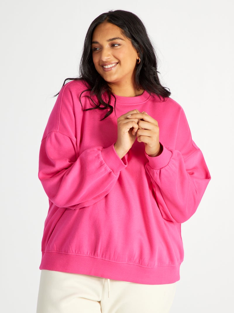 Sudadera de chándal rosa indio - Kiabi