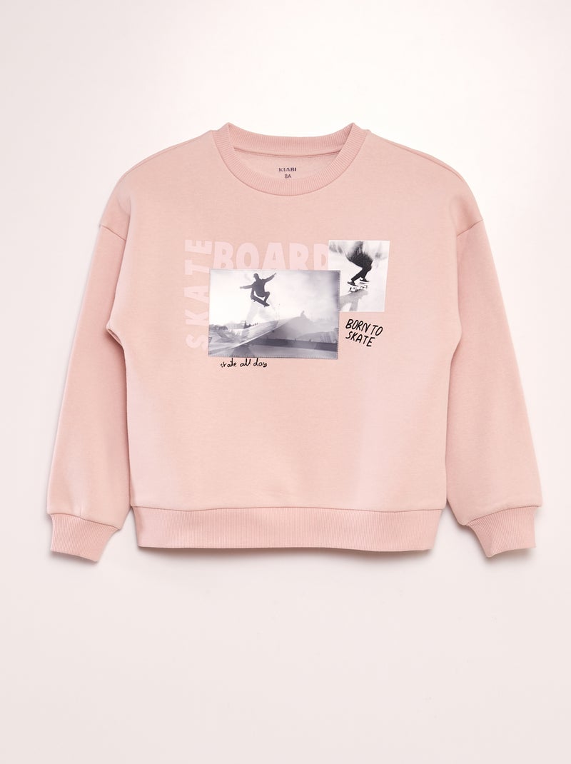Sudadera de chándal 'skate' ROSA - Kiabi