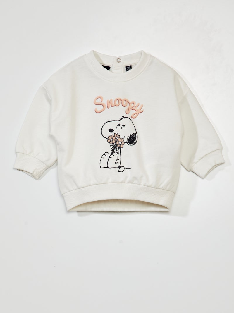 Sudadera de chándal 'Snoopy' BLANCO - Kiabi