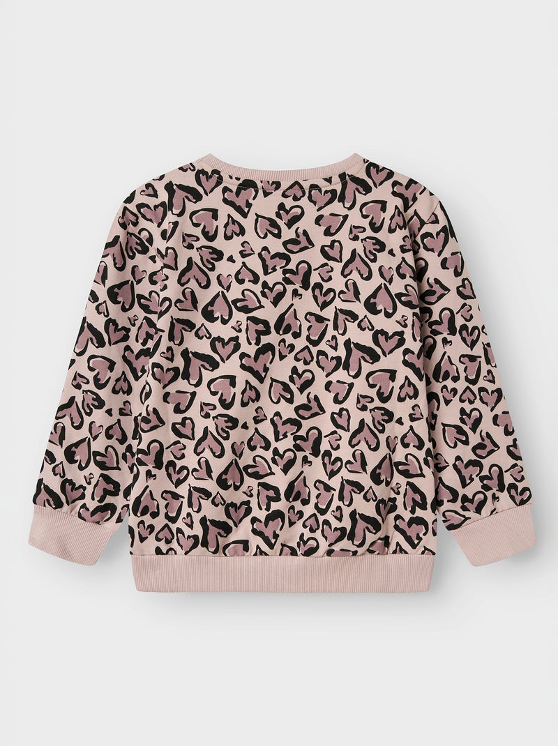 Sudadera de chándal 'Stitch' Rosa - Kiabi