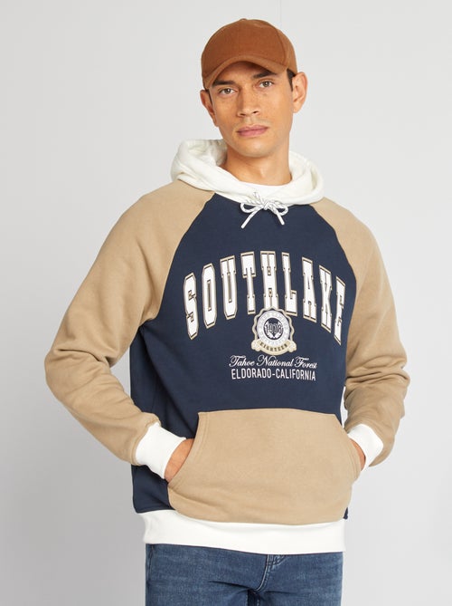 Sudadera de chándal tipo universidad americana - Kiabi