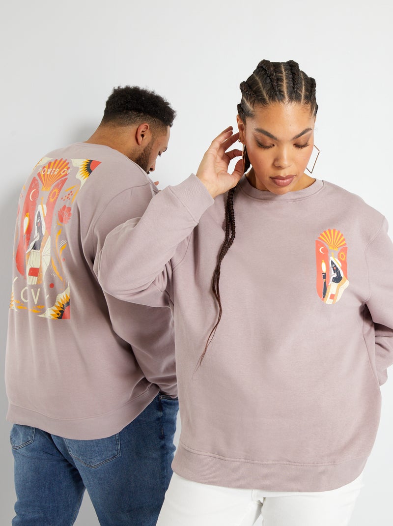 Sudadera de chándal unisex PURPURA - Kiabi