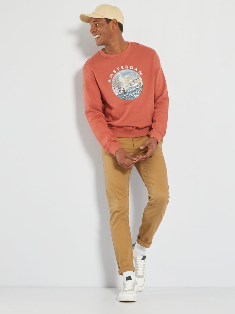 Sudadera de chándal unisex Unisex ROJO - Kiabi