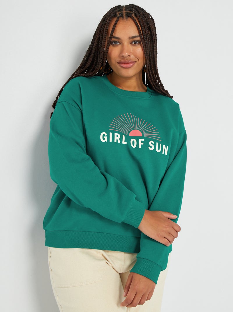 Sudadera de chándal VERDE - Kiabi