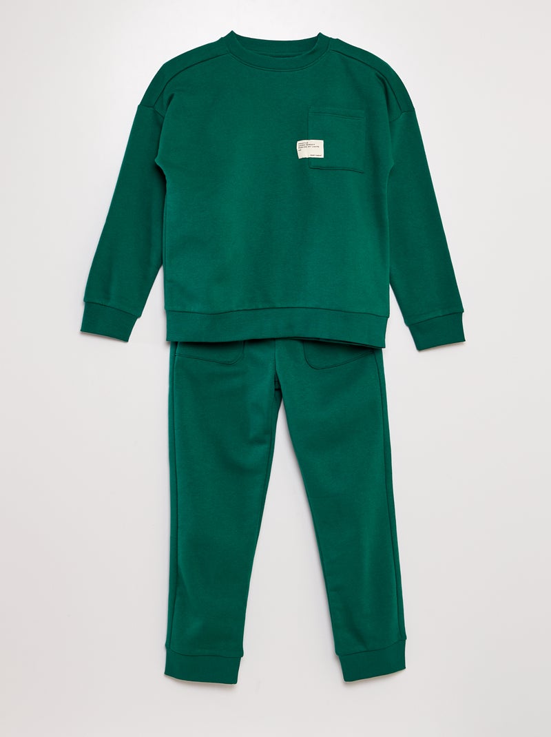 Sudadera de chándal VERDE - Kiabi