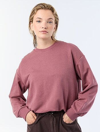 Sudadera de corte globo de felpa