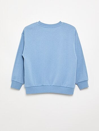 Sudadera de corte holgado de felpa