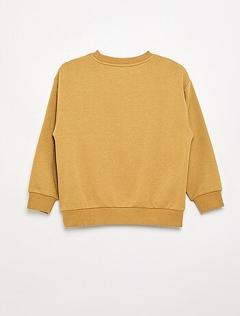 Sudadera de corte holgado de felpa
