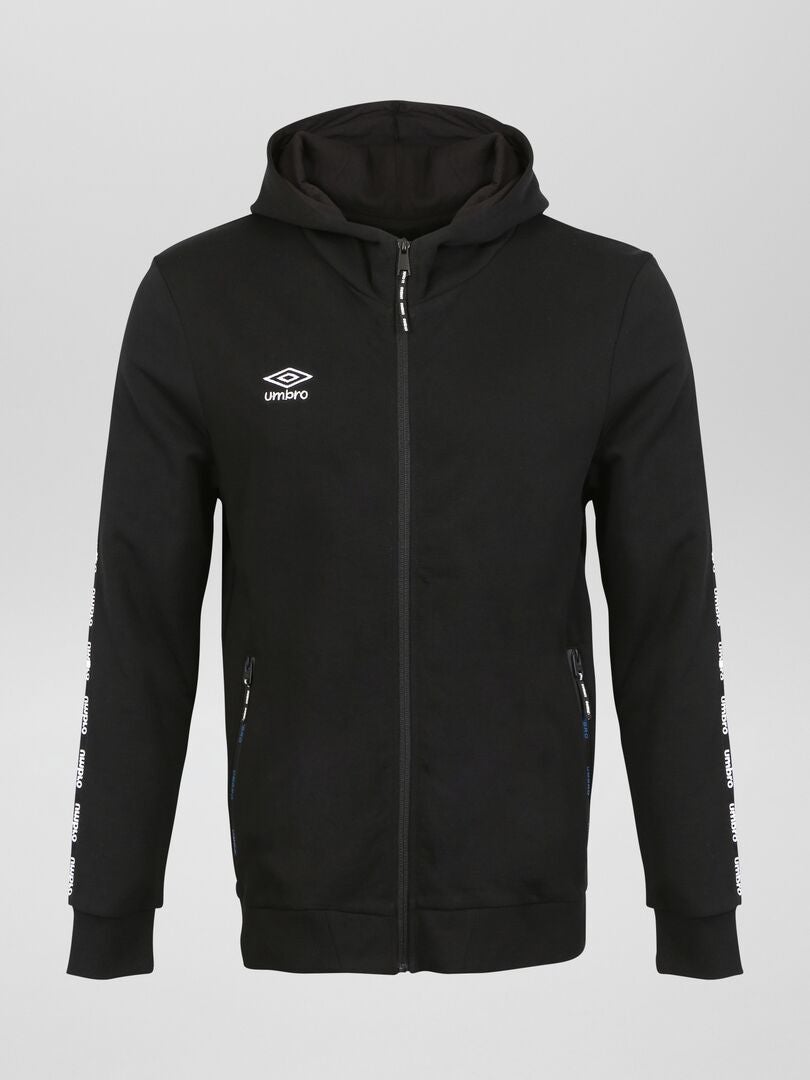 Sudadera de cremallera con capucha 'Umbro' NEGRO - Kiabi