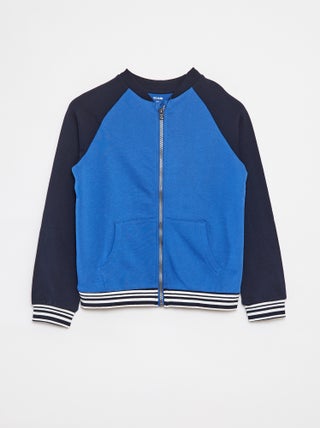Sudadera de cuello alto con cremallera