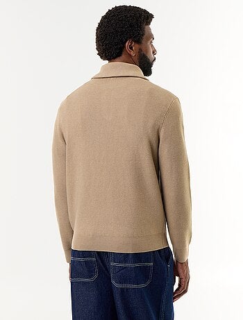 Sudadera de cuello alto con cremallera